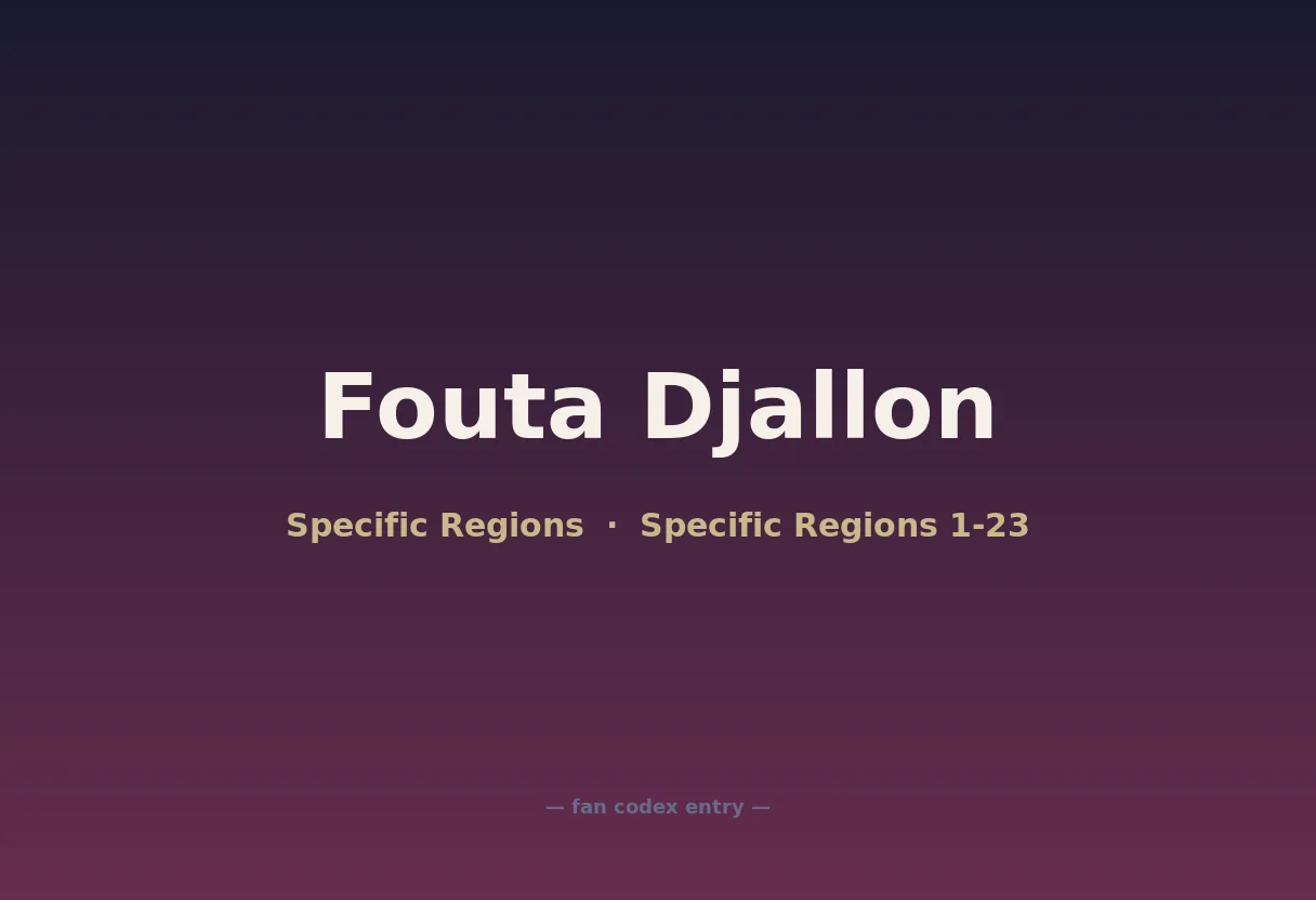 Fouta Djallon